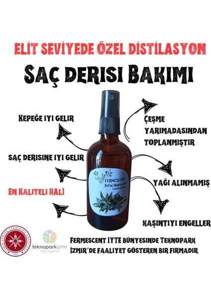 Defne Suyu - Hidrosolü - Yağı Alınmamıs - Sac Derisi Bakımı - Kepek modelleri