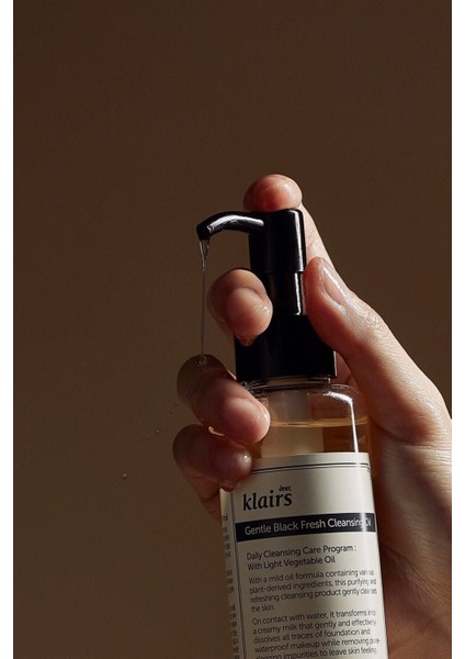 Gentle Black Fresh Cleansing Oil - Nazik Makyaj Temizleme Yağı 150ML indirimleri
