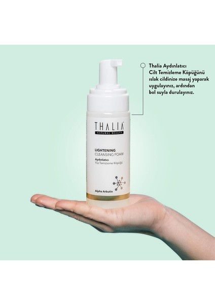 Yüz Temizleme Köpüğü 150 ml Ton Eşitleyici Aydınlatıcı Leke Karşıtı Alpha Arbutin Tüm Cilt Tipleri fırsatları