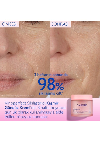 Resveratrol-Lift Sıkılaştırıcı Yüz Kremi 50 ml Tüm Cilt Tipleri için Gündüz Bakımı indirimleri