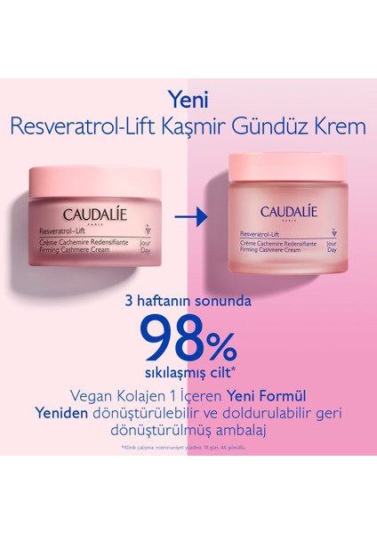 Resveratrol-Lift Sıkılaştırıcı Yüz Kremi 50 ml Tüm Cilt Tipleri için Gündüz Bakımı