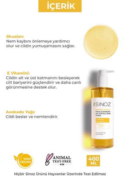 Yüz Temizleme Yağı 400 ml