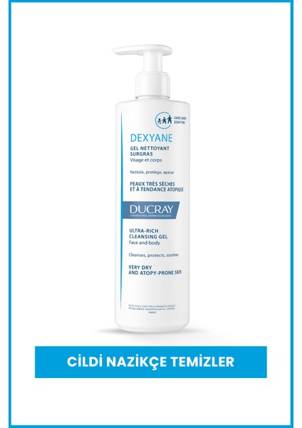 Arındırıcı Temizleme Jeli 400 ml Kuru ve Atopiye Eğilimli Ciltler İçin Nemlendirici Bakım modelleri