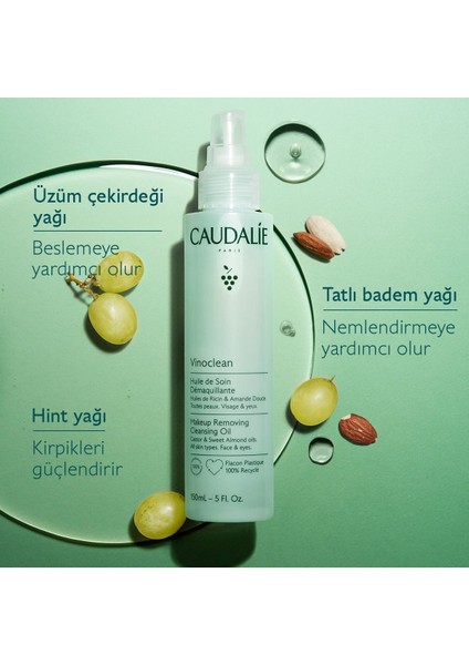 Yüz Temizleme Yağı 150 ml Badem Yağlı Arındırıcı Makyaj Temizleyici Tüm Cilt Tipleri fırsatları