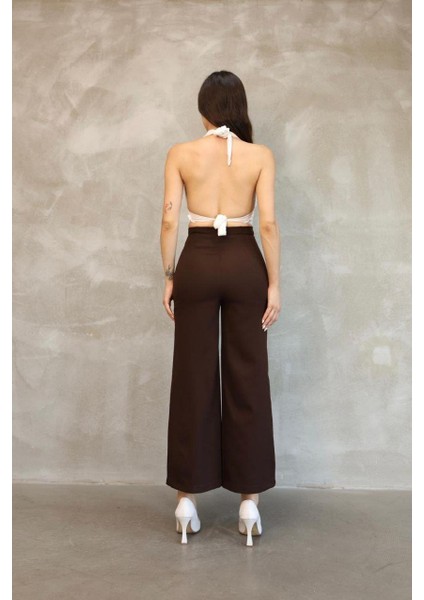 Kadın Kahve Mango Model Pantolon modelleri