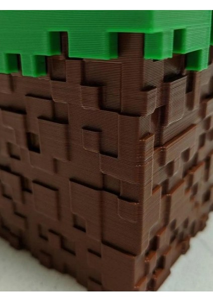 Minecraft Çim Blok Dekor Yeşil 9cm modelleri