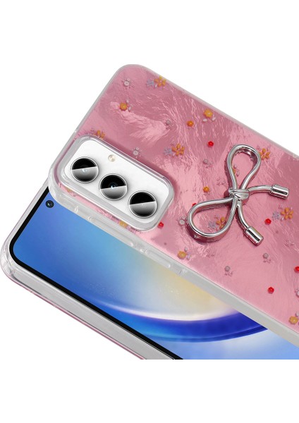 Galaxy A55 Kılıf Kamera Korumalı Figürlü Tkdw Ponti Silikon Kapak - Açık Pembe fırsatları