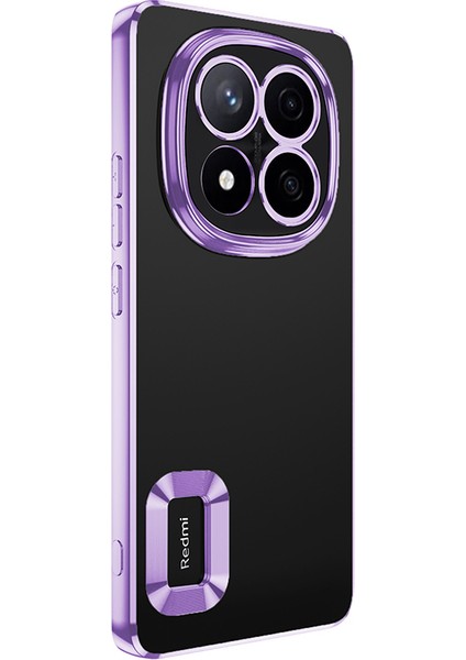 Redmi Note 14 Pro 4g Kılıf Kamera Korumalı Logo Gösteren Tkdw Omega Kapak - Siyah