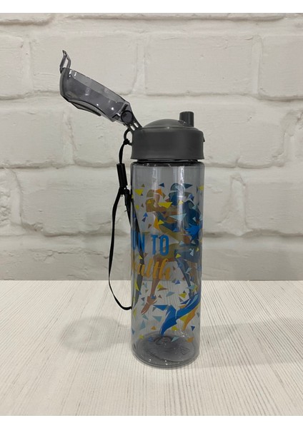 Turuncu Tritan 500ML Öğrenci Suluk, Desenli Kapaklı, Sağlıklı ve Hafif Su Şişesi fiyatları