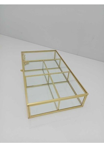 30X20X5 cm Çok Amaçlı Cam Kutu, Dolap ve Makyaj Masası Düzenleyici modelleri