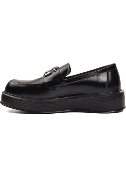 Siyah Açma Erkek Loafer Ayakkabı Premium fiyatları