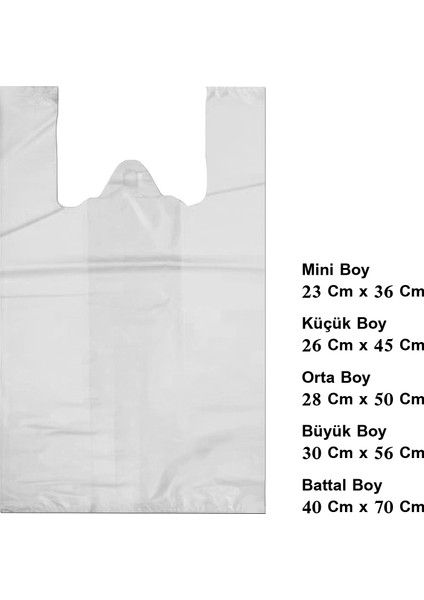 1 kg Kırık Beyaz Atlet Poşet – Orta Boy, 28X50 Cm, Ortalama 70 Adet, Dayanıklı ve Ekonomik Kullanım modelleri