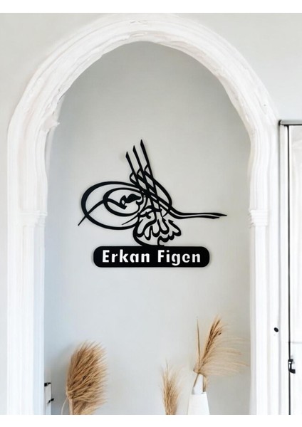 Aa Ledli Pilli Osmanlı Tuğrası Tablo, Isme Özel Ahşap Tablo, Işıklı Tablo fiyatları