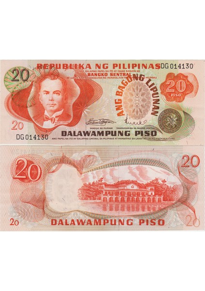 Filipinler 20 Piso 1973-78 Çil.