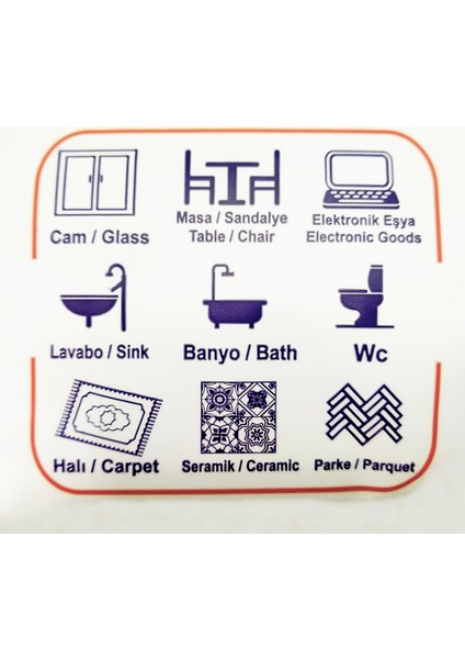 Yüzey Temizlik Havlusu Lavanta Esintisi 100 Pcs modelleri