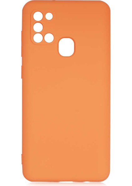 Galaxy A21S Kılıf Tkdw Mara Laaakan Kapak-Turuncu