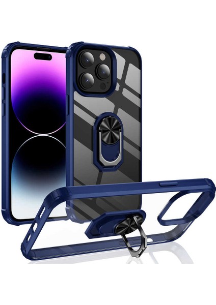 Apple iPhone 14 Pro Kılıf Tkdw Mola Kapak-Lacivert