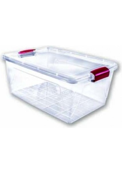 Beyaz 2 Lt Kilitli Saklama Kabı, Pratik ve Güvenli Saklama Çözümü