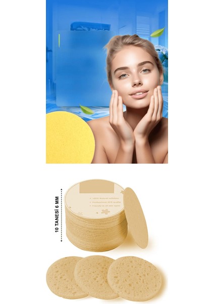 Turk Sıkıştırılmış Makyaj Temizlik Pedi Cilt Temizlik Süngeri Doğal Selül? - SBS9687-2803 fiyatları