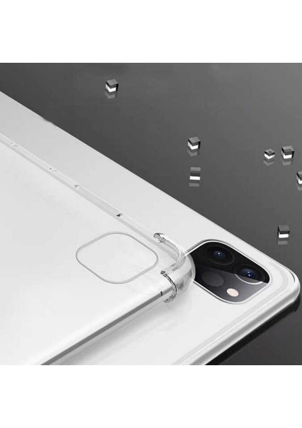 iPad Pro 12.9 2022 M2. Nesil Uyumlu Uyumlu Tkdw Tablet Nitro Anti Shock Silikon Kapak-Renksiz modelleri