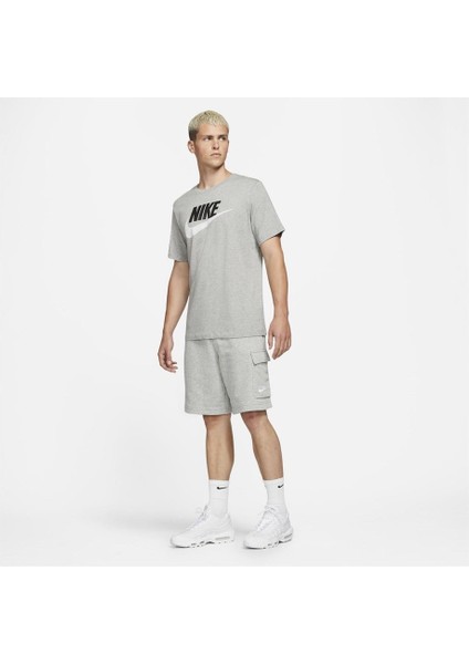 Club Erke Kargo Cepli Günlük Şort - Gri Pamuklu Rahat Şort - DD7014-063 fiyatları