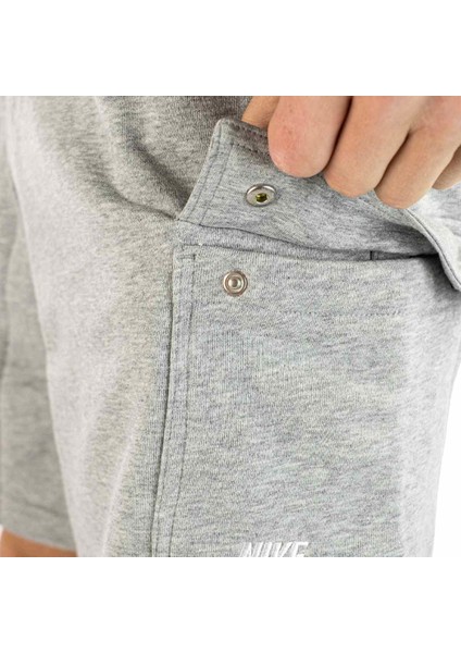 Club Erke Kargo Cepli Günlük Şort - Gri Pamuklu Rahat Şort - DD7014-063
