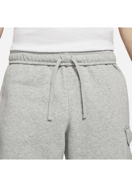 Club Erke Kargo Cepli Günlük Şort - Gri Pamuklu Rahat Şort - DD7014-063