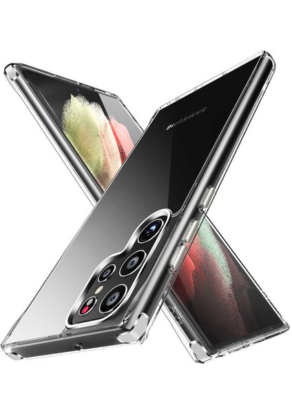 Galaxy S22 Ultra Kılıf Tkdw Forst Kapak-Renksiz