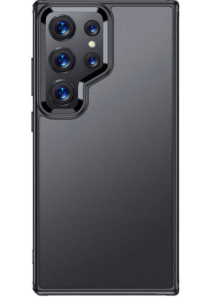 Galaxy S24 Ultra Kılıf Tkdw Volks Kapak-Siyah