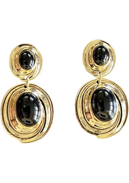 Sallantılı Oval Küpe