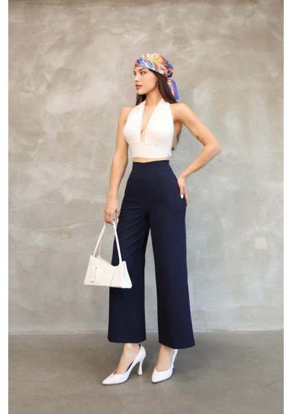 Kadın Lacivert Mango Model Pantolon fiyatları