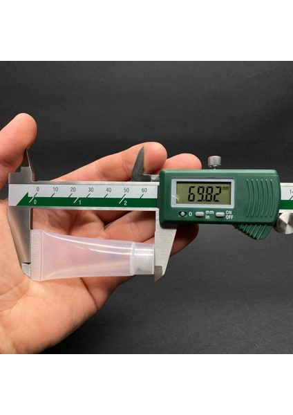 Boş Tüp Seti 10ML, Merhem ve Lipgloss Tüpü 3'lü, Beyaz Renk modelleri