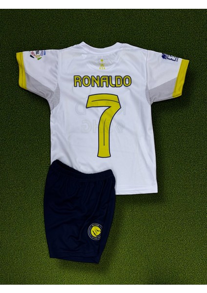 Yeni Sezon Beyaz Al Nassr Ronaldo Çocuk Forması