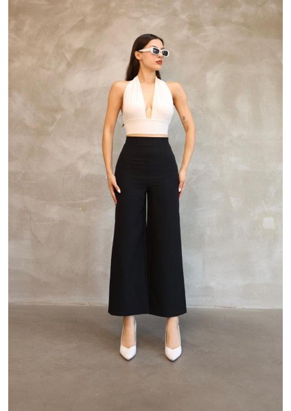 Kadın Siyah Mango Model Pantolon