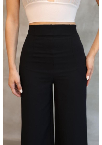 Kadın Siyah Mango Model Pantolon indirimleri