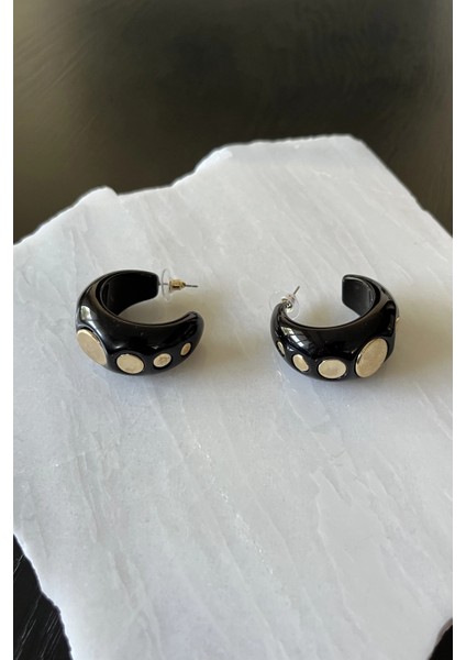 Gold Detay Halka Küpe modelleri