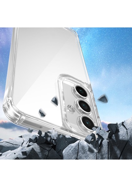 Galaxy A35 Kılıf Airbagli Takılabilir Askı Aparatlı Tkdw Snap Silikon Kapak-Şeffaf indirimleri