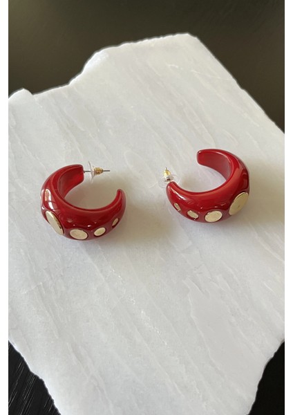 Gold Detay Halka Küpe modelleri