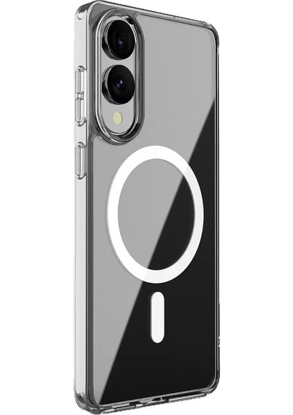 Galaxy S25 Edge Kılıf Kamera Korumalı M-Safe Sert Pc Tkdw Porto Kapak - Şeffaf