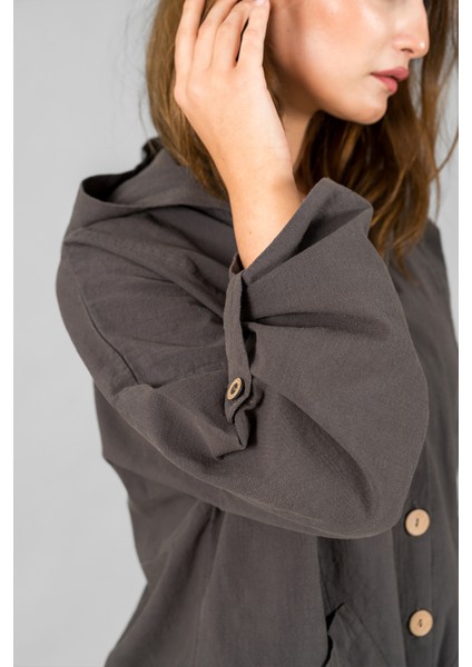 Müslin Kadın Kapüşonlu Ceket indirimleri