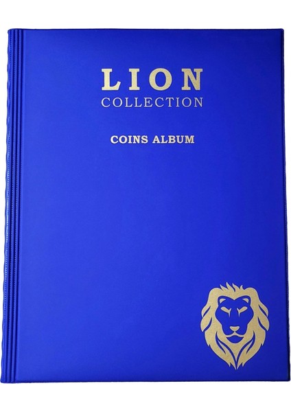 Lion 200 Gözlü Kapamalı Madeni Para Albümü Mavi fiyatları