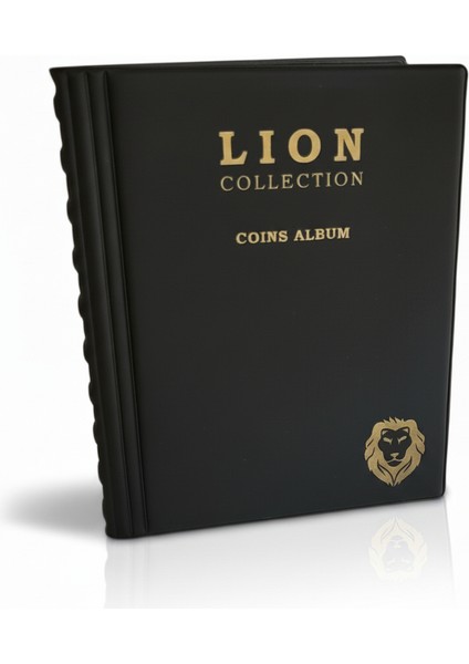 Lion 120 Gözlü Mini Madeni Para Albümü Siyah modelleri