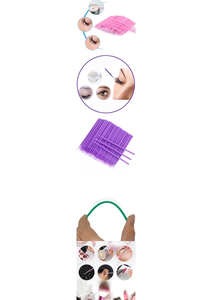 Turk Ipek Kirpik Fırçası Blading Lifting Fırçası 100 Adet - SBS4949-3575 fiyatları