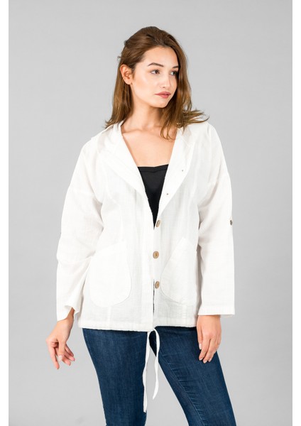 Müslin Kadın Kapüşonlu Ceket fiyatları