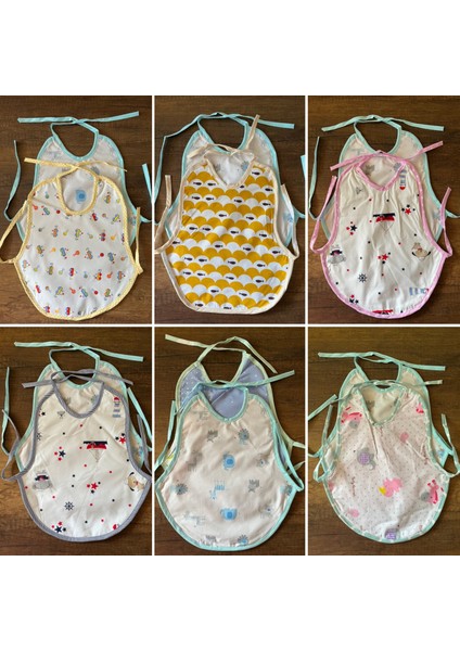 2 Adet Yenidoğan Kız Erkek Bebek Çocuk Önlük Mama Önlüğü fiyatları