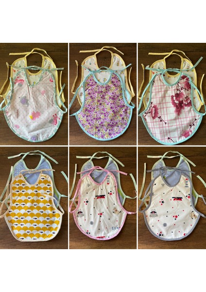 2 Adet Yenidoğan Kız Erkek Bebek Çocuk Önlük Mama Önlüğü fırsatları