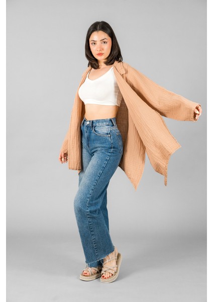 Müslin Kadın Yakalı Kimono fiyatları