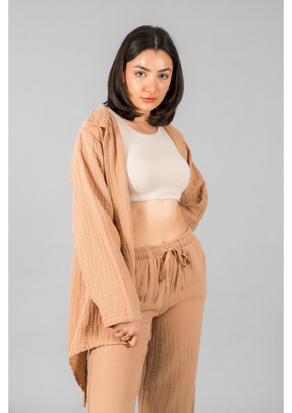 Müslin Kadın Yakalı Kimono modelleri