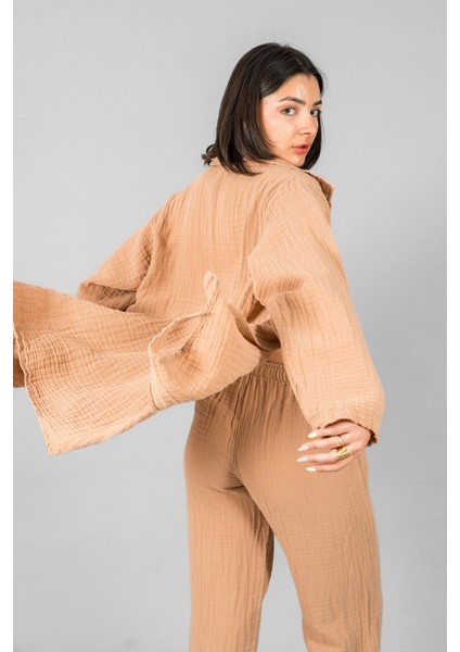 Müslin Kadın Yakalı Kimono fırsatları