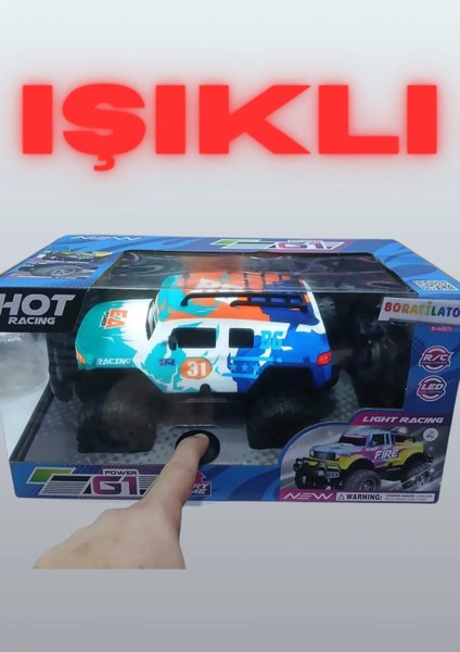 1:15 Ölçek 27 Mhz Işıklı 15 Km Hızlı Şarjlı Full Fonksiyon Uzaktan Kumandalı Off Road Araba modelleri